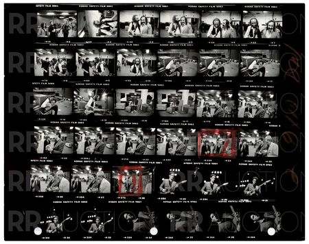 Lot #5241 Fleetwood Mac Archive of (22) Contact Sheet Photographs by Sam Emerson - Image 5