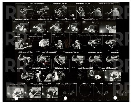 Lot #5241 Fleetwood Mac Archive of (22) Contact Sheet Photographs by Sam Emerson - Image 7