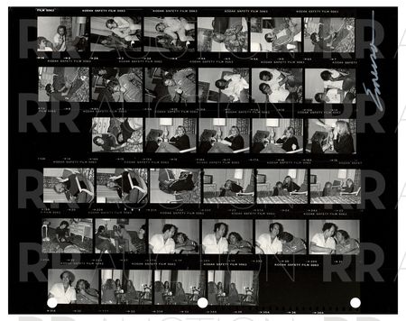 Lot #5241 Fleetwood Mac Archive of (22) Contact Sheet Photographs by Sam Emerson - Image 8