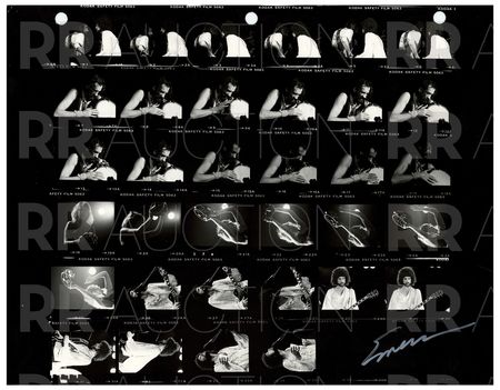 Lot #5241 Fleetwood Mac Archive of (22) Contact Sheet Photographs by Sam Emerson - Image 9
