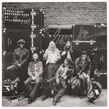 Lot #5259 Allman Brothers Signed Album