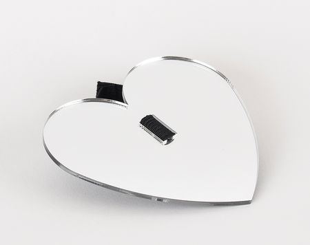 Lot #5409 Prince's Personally-Owned and -Worn Heart Mirror Wristband - Image 1