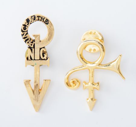 Lot #5411 Prince's Personally-Worn Pair of Tie Pins - Image 1