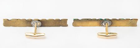 Lot #5408 Prince's Personally-Worn Pair of 'Diamonds' Cufflinks - Image 2