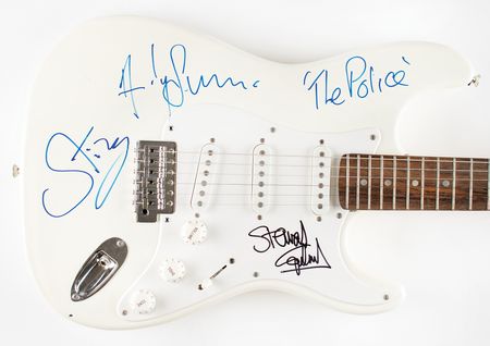 Lot #5308 The Police Signed Guitar