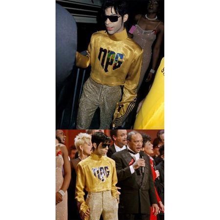 Lot #5454 Prince Stage-Worn Gold 'Jam of the Year Tour' Outfit - Image 8