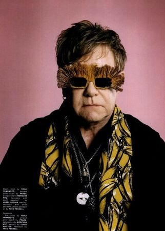 Lot #5450 Elton John's Personally-Worn 'Pop Magazine' Photo Shoot Sunglasses - Image 9