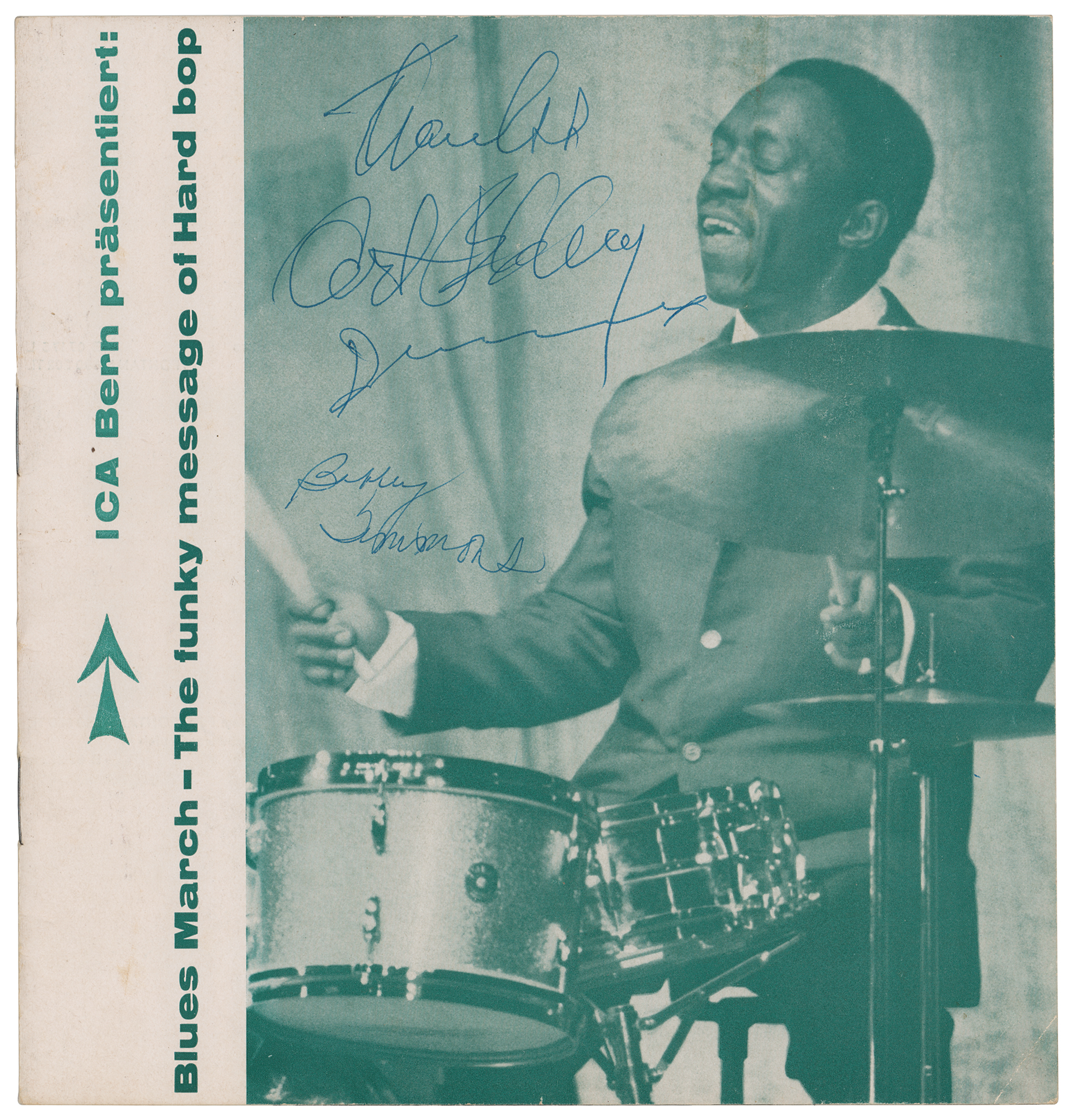 Lee Morgan and Art Blakey's Jazz Messengers Signed Program | RR