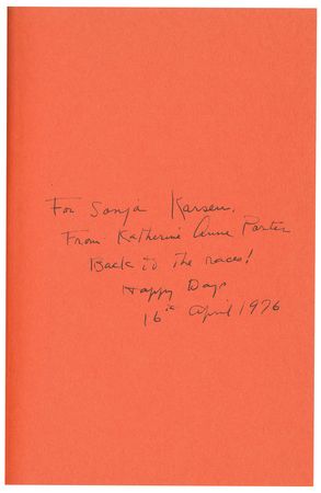 Lot #832 Eudora Welty and Katherine Anne Porter Signed Books - Image 3