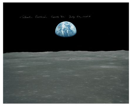 Lot #663 Michael Collins Signed Photograph