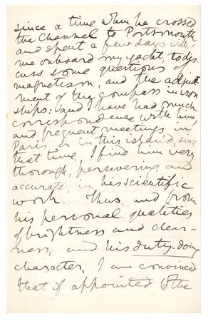 Lot #484 William Thomson, 1st Baron Kelvin Autograph Letter Signed - Image 3