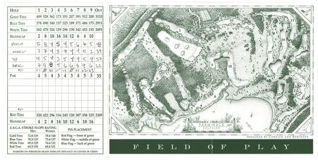 Lot #186 Barack Obama Signed Golf Score Card - Image 2