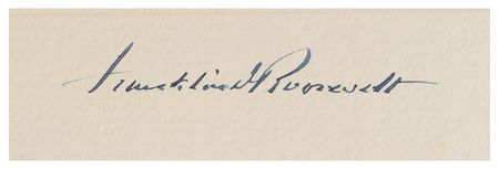 Lot #203 Franklin D. Roosevelt Signed Book - Image 3