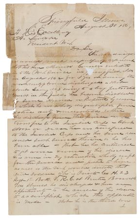 Lot #36 Abraham Lincoln Autograph Endorsement Signed as President - Image 2