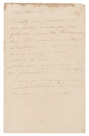 Lot #296 Pierre Curie Autograph Letter Signed - Image 2