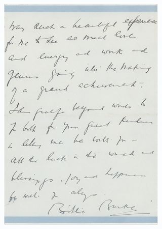 Lot #965 Billie Burke Autograph Letter Signed - Image 2