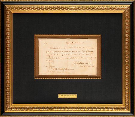Lot #7 Thomas Jefferson Autograph Letter Signed - Image 2