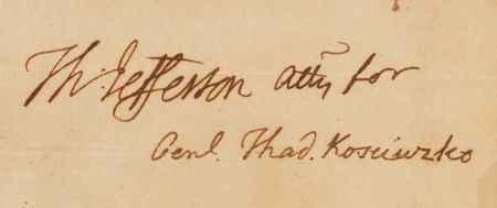 Lot #7 Thomas Jefferson Autograph Letter Signed - Image 3