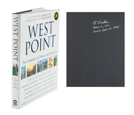 Lot #708 Al Worden's Signed West Point Book - Image 1