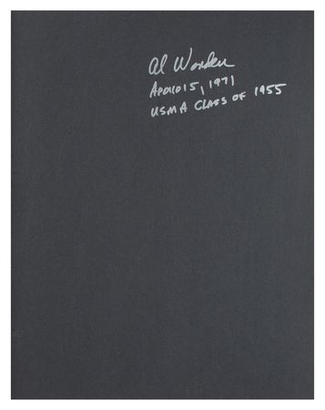 Lot #708 Al Worden's Signed West Point Book - Image 2