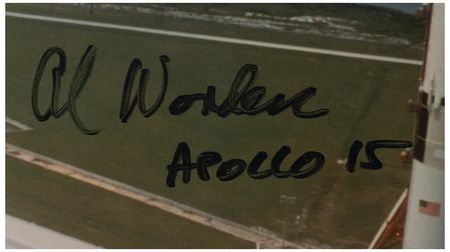 Lot #698 Al Worden's Lot of (2) Signed Photographs - Image 2