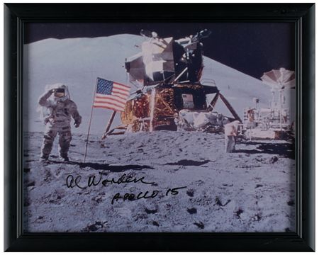 Lot #698 Al Worden's Lot of (2) Signed Photographs - Image 3