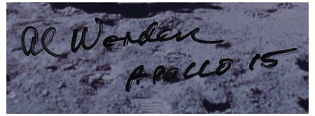 Lot #698 Al Worden's Lot of (2) Signed Photographs - Image 4