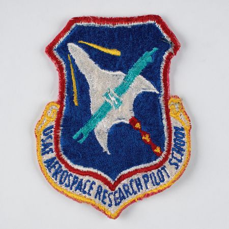 Lot #709 Al Worden's Test Pilot Pin, Diploma, and Patch: Worden's test pilot ephemera—highlighted by his Yeager-signed diploma from USAF Aerospace Research Pilot School and a gold Society of Experimental Test Pilots pin - Image 3