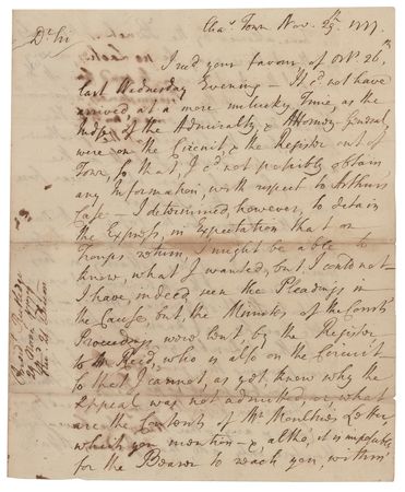 Lot #273 John Rutledge: Rutledge recognizes