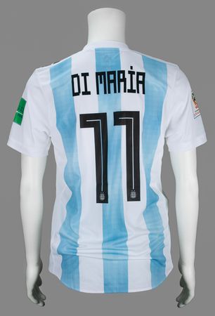 Lot #1104 Soccer: Angel Di Maria Match-Worn Jersey - Image 2