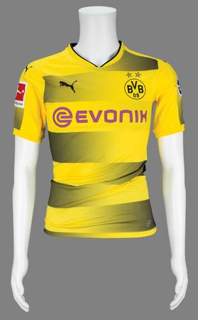 Lot #1103 Soccer: Pierre-Emerick Aubameyang Match-Worn Jersey - Image 1