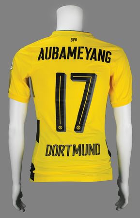 Lot #1103 Soccer: Pierre-Emerick Aubameyang Match-Worn Jersey - Image 2