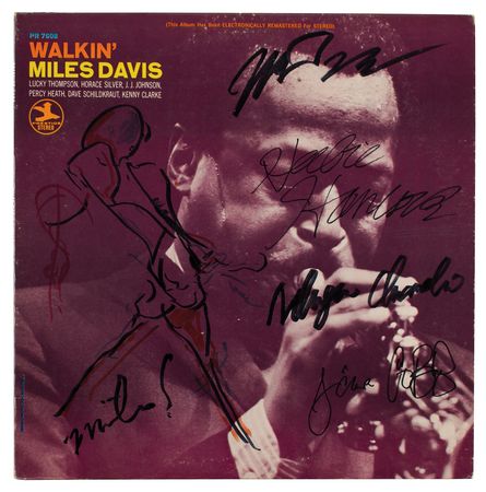Lot #836 Miles Davis Signed Album