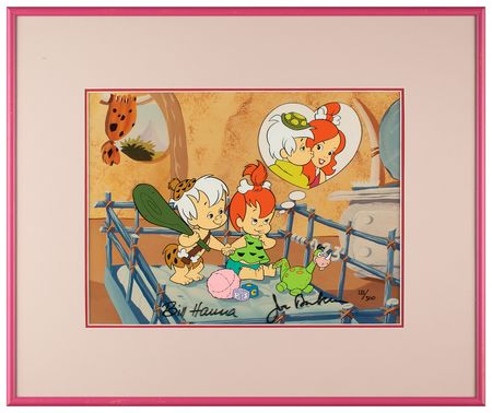 Lot #758 Bill Hanna and Joe Barbera Signed Limited