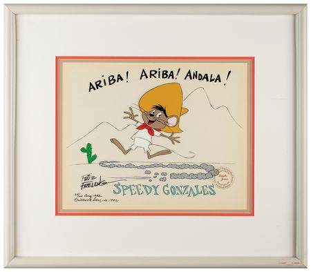 Lot #755 Friz Freleng Signed Limited Edition Cel: 'Speedy Gonzales' - Image 1