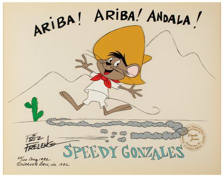 Lot #755 Friz Freleng Signed Limited Edition Cel: 'Speedy Gonzales' - Image 2