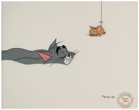 Lot #778 Tom and Jerry production cel from a Tom and Jerry cartoon - Image 2