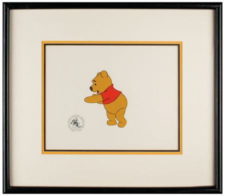 Lot #781 Winnie the Pooh production cel from Winnie the Pooh and a Day for Eeyore Production Cel - Image 1