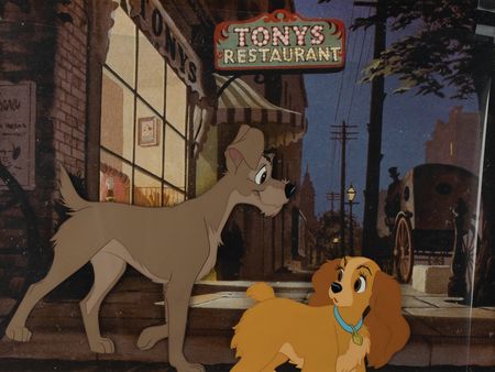 Lot #771 Lady and Tramp production cels from Lady and the Tramp Production Cels - Image 2