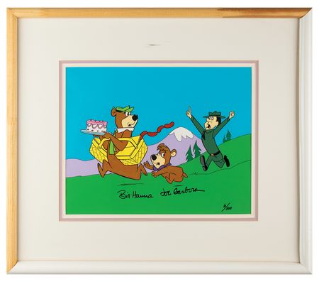 Lot #761 Bill Hanna and Joe Barbera Signed Limited
