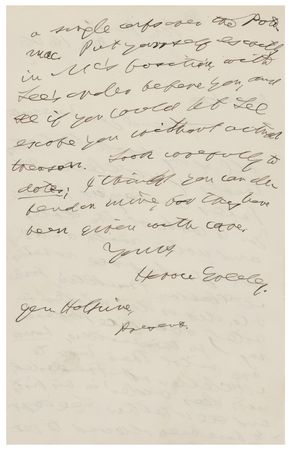 Lot #390 Horace Greeley: 