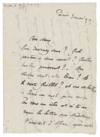 Lot #807 Andre Gide: 