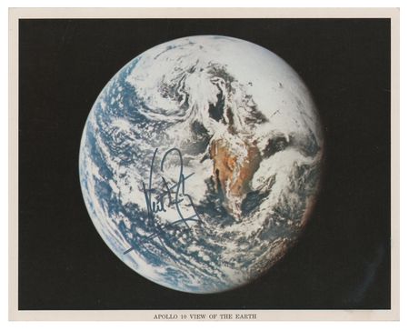 Lot #632 Neil Armstrong Signed Photograph