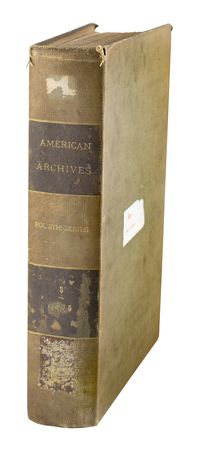 Lot #237 American Archives: Peter Force Print of the 'Continental Congress Agreement of Secrecy of November 9, 1775' - Image 3
