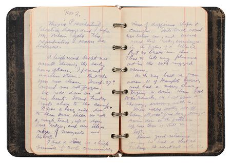Lot #789 Zane Grey's Handwritten Diary - Image 5