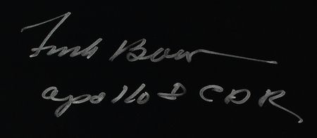 Lot #657 Frank Borman Signed Oversized Photograph - Image 2