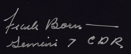 Lot #658 Frank Borman Signed Oversized Photograph - Image 2