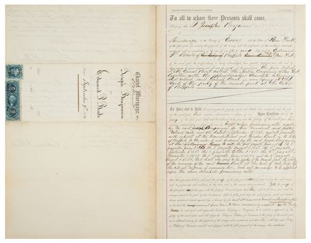 Lot #100 Grover Cleveland Autograph Document Signed - Image 3