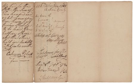 Lot #489 George Walton Document Signed - Image 2