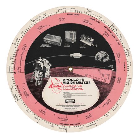 Lot #648 Apollo 16 Raytheon Mission Analyzer